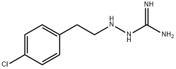 1-[(p-Chlorophenethyl)amino]guanidine Struktur