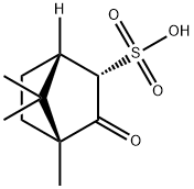 (1S-endo)-4,7,7-trimethyl-3-oxobicyclo[2.2.1]heptane-2-sulphonic acid 结构式