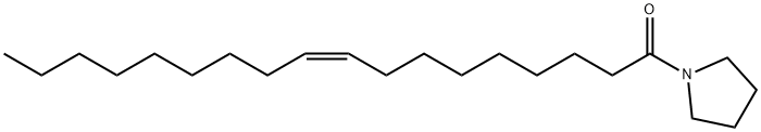 (Z)-1-Pyrrolizino-9-octadecene-1-one Structure