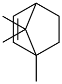 1,7,7-三甲雙環[2.2.1]庚-2-烯, 464-17-5, 结构式