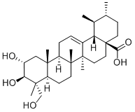 2α,3β,23-トリヒドロキシウルサ-12-エン-28-酸