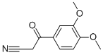 3,4-DIMETHOXYBENZOYLACETONITRILE 化学構造式