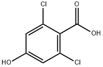 2,6-dichloro-4-hydroxybenzoic acid Structure