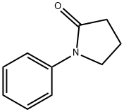 1-苯基-2-吡咯烷酮, 4641-57-0, 结构式