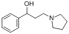 1-PHENYL-3-(PYRROLIDIN-1-YL)PROPAN-1-OL 结构式