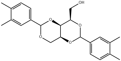 1,3-2,4-di(3,4-dimethylbenzylidene)xylitol 化学構造式