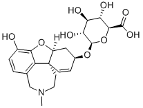 O-Desmethyl Galanthamine b-D-Glucuronide, 464189-54-6, 结构式