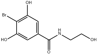 4-bromo-3,5-dihydroxy-N-(2-hydroxyethyl)benzamide|