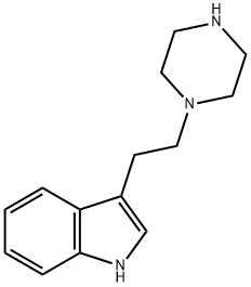 3-[2-(哌嗪-1-基)乙基]-1H-吲哚, 4644-97-7, 结构式