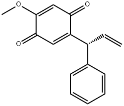 (R)-4-甲氧基黄檀醌, 4646-86-0, 结构式