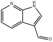 1H-吡咯并[2,3-B]吡啶-3-甲醛, 4649-09-6, 结构式