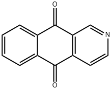 ベンゾ[g]イソキノリン-5,10-ジオン 化学構造式