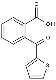 2-(噻吩-2-羰基)苯甲酸 结构式