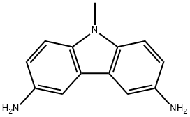 9-methyl-9H-carbazole-3,6-diamine Structure