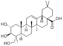 阿江榄仁酸,465-00-9,结构式