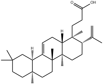 3,4-Secooleana-4(23),12-dien-3-oic acid Structure