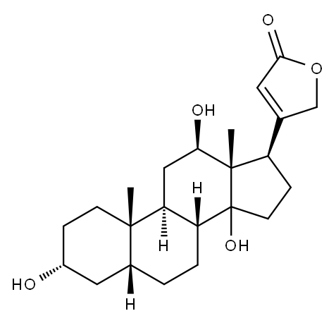 (3alpha,5beta,12beta)-3,12,14-trihydroxycard-20(22)-enolide|3-EPI-DIGOXIGENIN