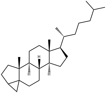 3,5-シクロコレスタン 化学構造式