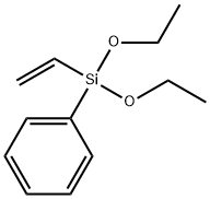 フェニル(ビニル)ジエトキシシラン 化学構造式