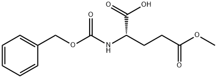 N-カルボベンゾキシ-L-グルタミン酸5-メチル 化学構造式