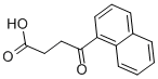 4-(1-ナフチル)-4-オキソブタン酸 化学構造式