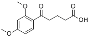 5-(2,4-dimethoxyphenyl)-5-oxopentanoic acid Structure