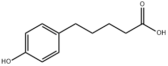 5-(4-羟基苯基)戊酸,4654-08-4,结构式
