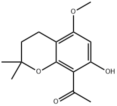 4655-89-4 3,4-Dihydro-2,2-dimethyl-5-methoxy-8-acetyl-2H-1-benzopyran-7-ol