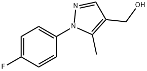 [1-(4-FLUOROPHENYL)-5-METHYL-1H-PYRAZOL-4-YL]METHANOL Structure