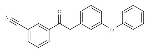 3-[2-(3-PHENOXYPHENYL)ACETYL]BENZONITRILE Structure
