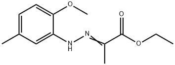 ETHYL 2-[2-(2-METHOXY-5-METHYLPHENYL)HYDRAZONO]PROPANOATE Structure