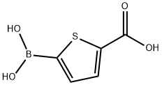 5-カルボキシチオフェン-2-ボロン酸 化学構造式