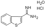 1-Benzothiophene-3-carboximidamidine hydrochloride Structure