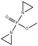 Bis(1-aziridinyl)phosphinic acid methyl ester Struktur