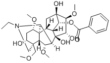 benzoylaconine Struktur