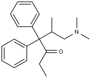 Isomethadone Structure