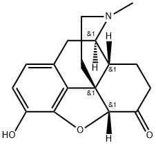 ヒドロモルフォン 化学構造式