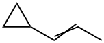 (1-Propenyl)cyclopropane, 4663-21-2, 结构式
