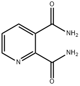 ピリジン-2,3-ジカルボキサミド 化学構造式