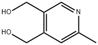 6-METHYL-3,4-PYRIDINEDIMETHANOL Struktur