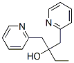 1-pyridin-2-yl-2-(pyridin-2-ylmethyl)butan-2-ol Structure