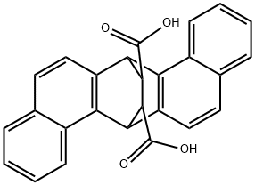 7,14-ジヒドロ-7,14-エタノジベンゾ[a,h]アントラセン-15,16-ジカルボン酸 化学構造式