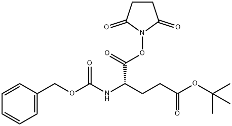 Z-L-谷氨酸 5-叔丁基-1-(N-琥珀酰亚胺)酯,4666-16-4,结构式