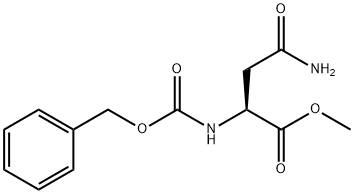 N-苄氧羰基天冬氨酰胺甲基酯, 4668-37-5, 结构式