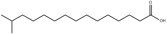 14-METHYLPENTADECANOIC ACID Structure