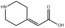 PIPERIDIN-4-YLIDENE-ACETIC ACID Structure