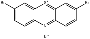 3,7-二溴吩噻嗪-5-溴盐 结构式