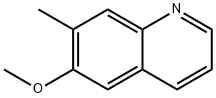6-メトキシ-7-メチルキノリン 化学構造式