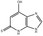 5H-Imidazo[4,5-b]pyridine-5-thione,  1,4-dihydro-7-hydroxy-  (9CI) Structure