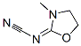 Cyanamide, (3-methyl-2-oxazolidinylidene)- (9CI) 化学構造式